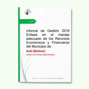 INFORME ACHÍ 2016